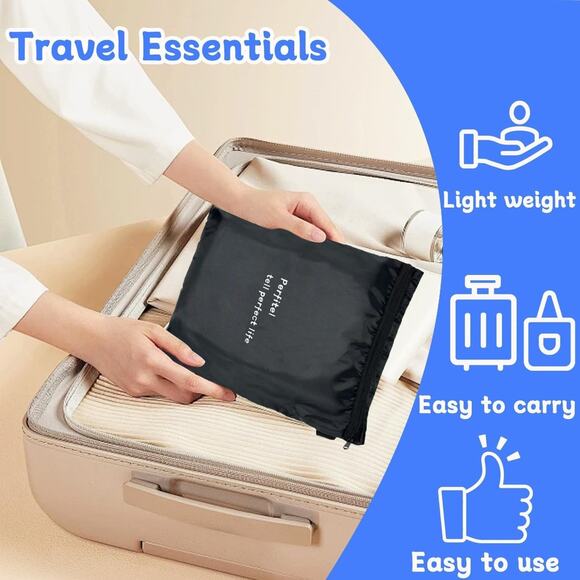 Foot Hammock for Travel Relax Adjustable Airplane mesh Footrest Hammock Portable - Picture 7 of 7